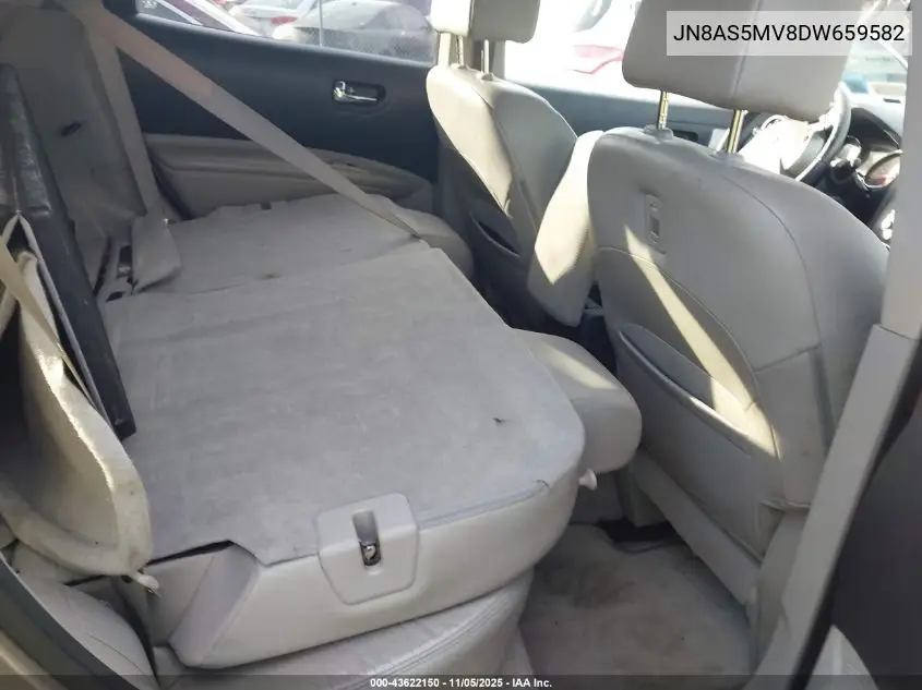 JN8AS5MV8DW659582 2013 Nissan Rogue Sv W/Sl Pkg