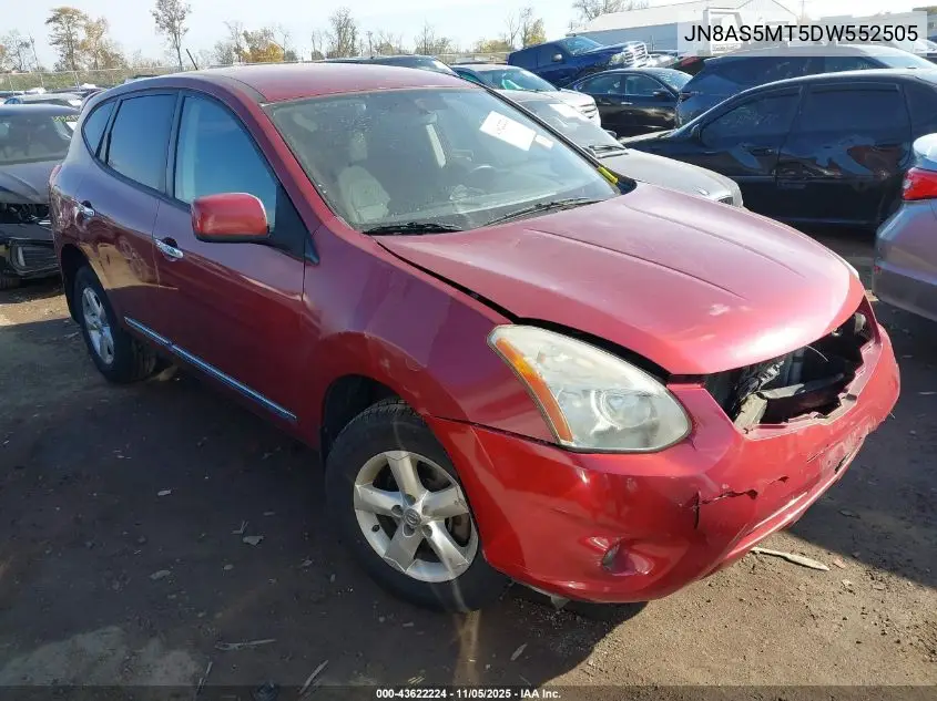 JN8AS5MT5DW552505 2013 Nissan Rogue S