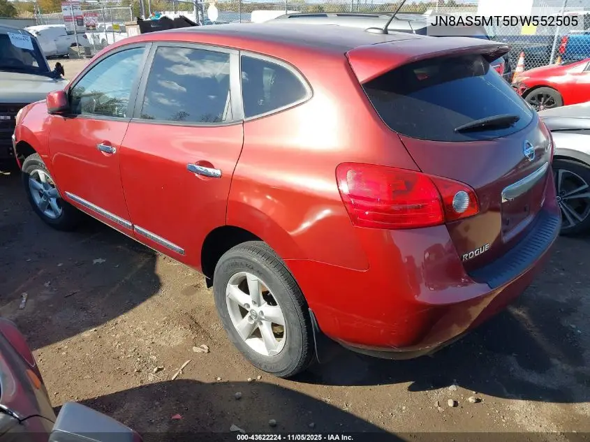 JN8AS5MT5DW552505 2013 Nissan Rogue S
