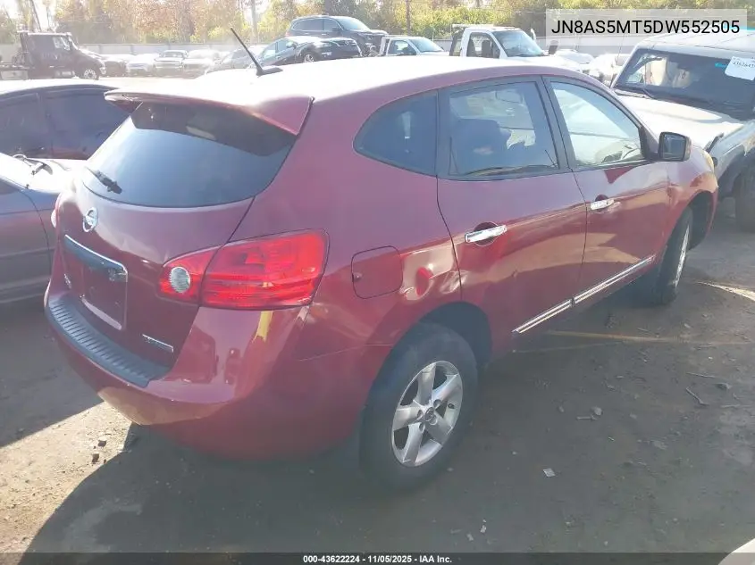 JN8AS5MT5DW552505 2013 Nissan Rogue S