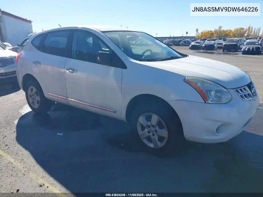 JN8AS5MV9DW646226 2013 Nissan Rogue S
