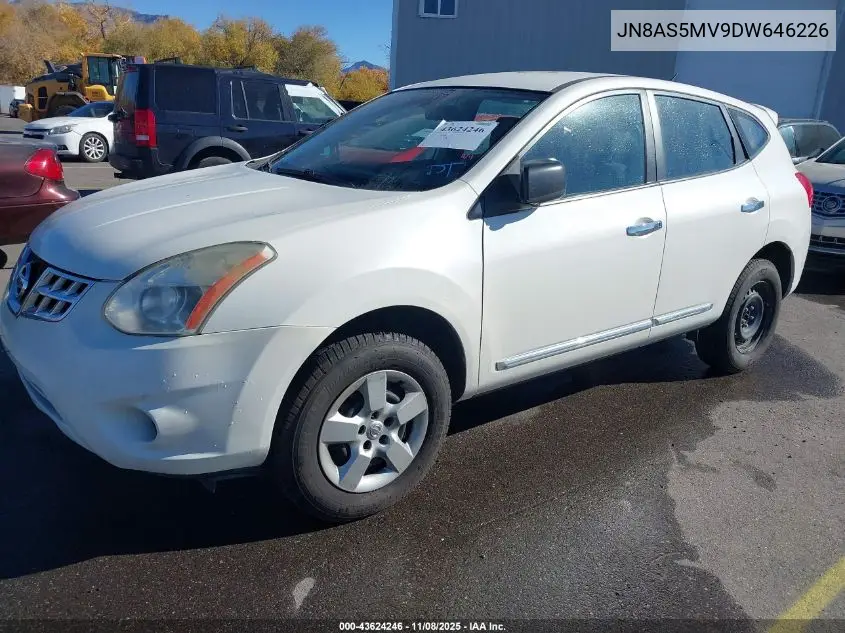 JN8AS5MV9DW646226 2013 Nissan Rogue S