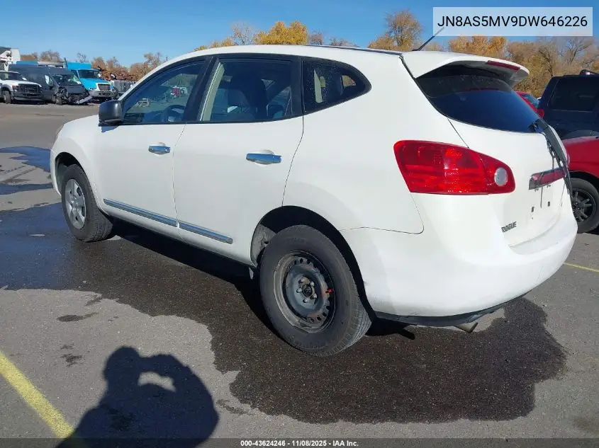 JN8AS5MV9DW646226 2013 Nissan Rogue S