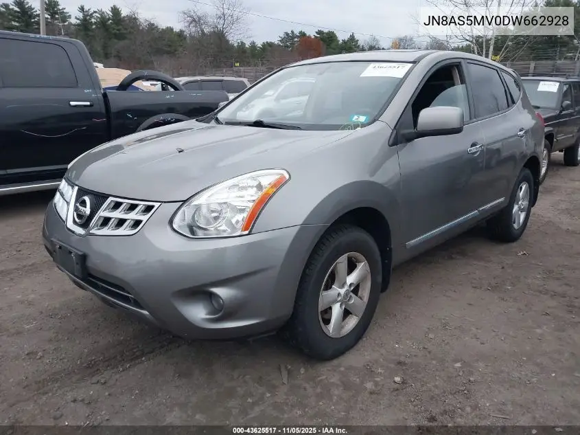 JN8AS5MV0DW662928 2013 Nissan Rogue S