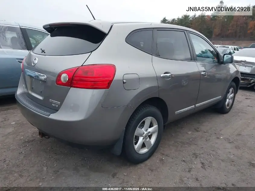 JN8AS5MV0DW662928 2013 Nissan Rogue S