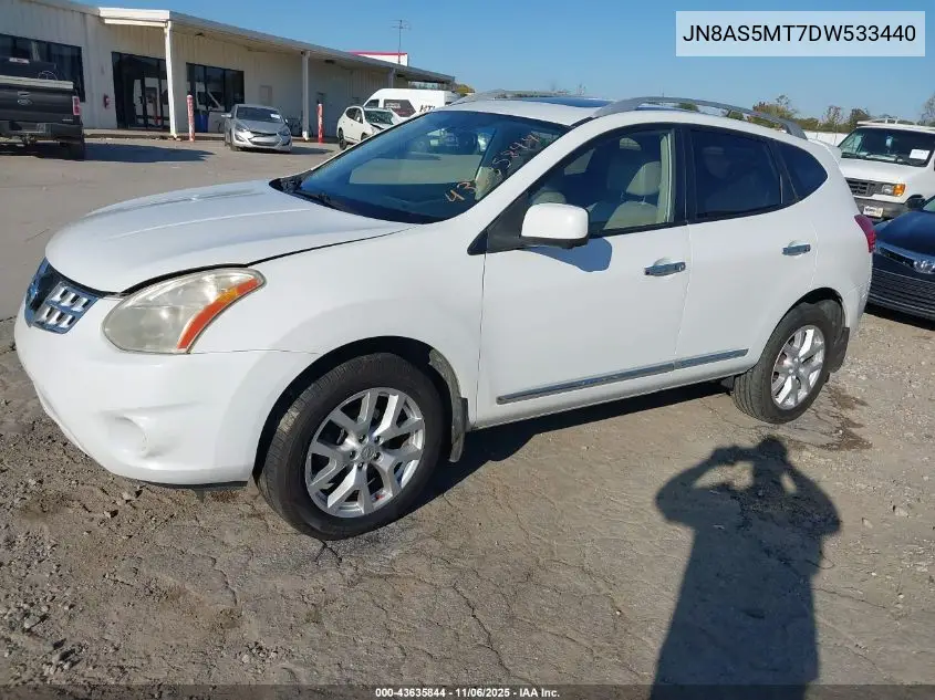 JN8AS5MT7DW533440 2013 Nissan Rogue Sv W/Sl Pkg