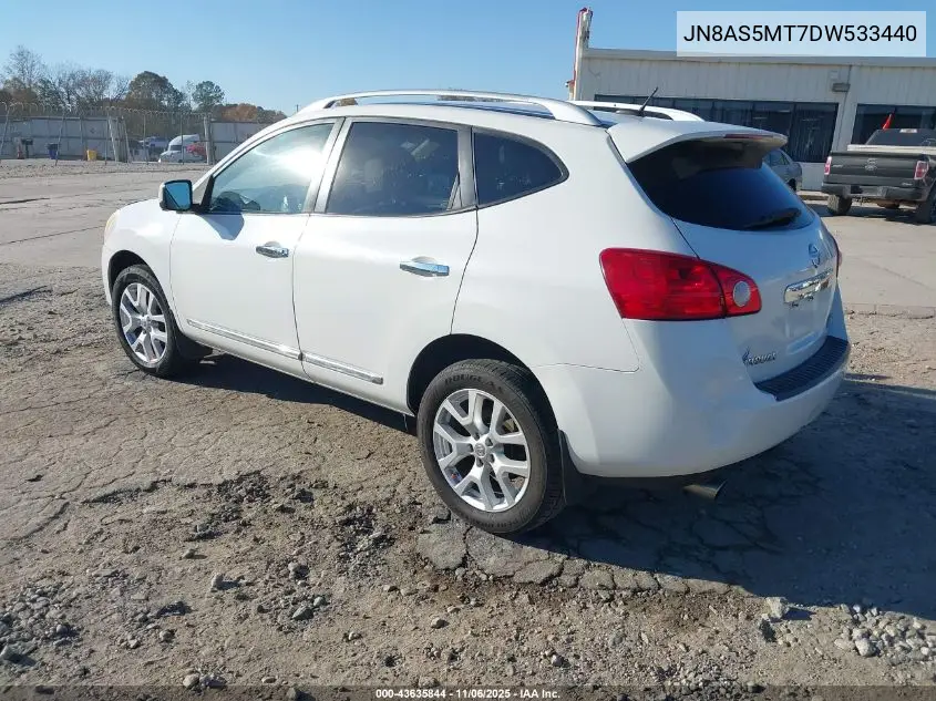 JN8AS5MT7DW533440 2013 Nissan Rogue Sv W/Sl Pkg
