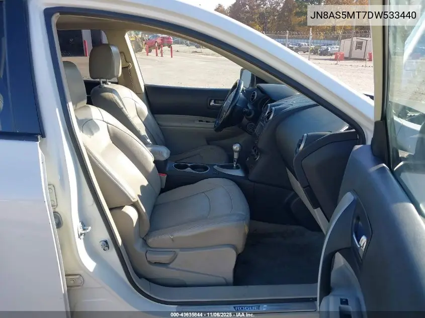 JN8AS5MT7DW533440 2013 Nissan Rogue Sv W/Sl Pkg