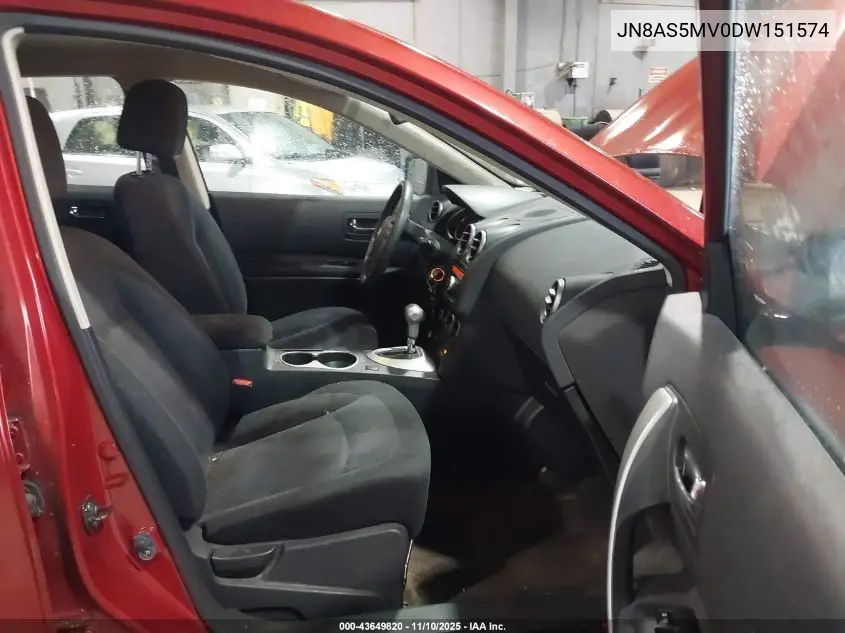 JN8AS5MV0DW151574 2013 Nissan Rogue S