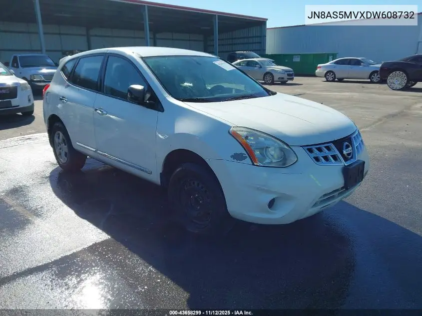 JN8AS5MVXDW608732 2013 Nissan Rogue S