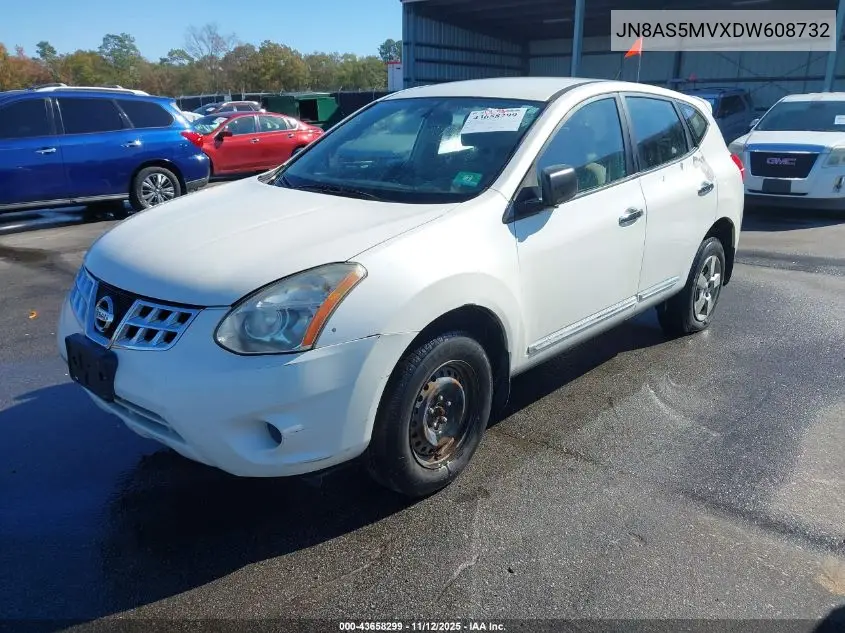 JN8AS5MVXDW608732 2013 Nissan Rogue S