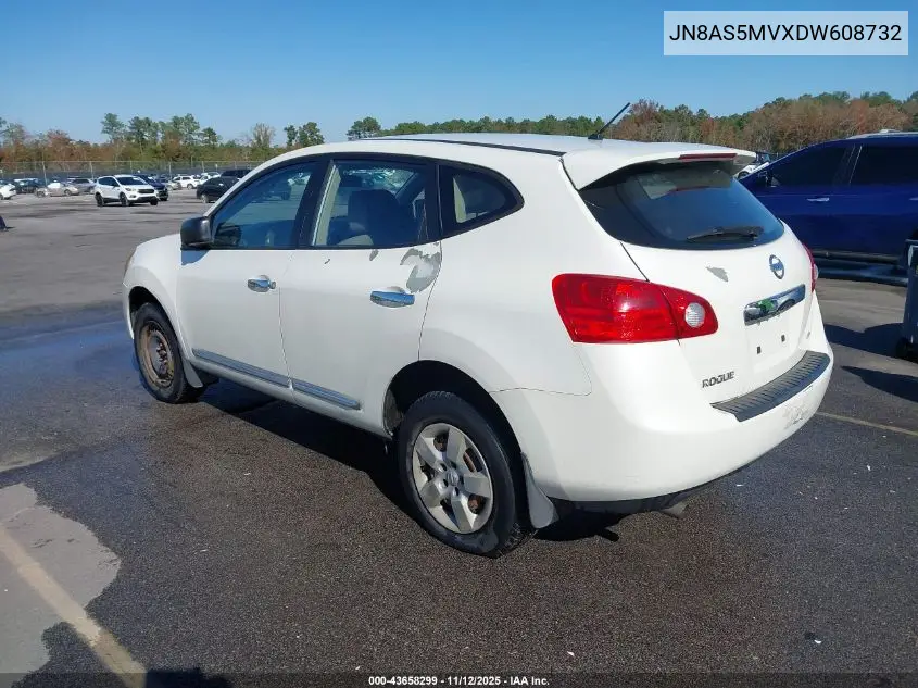 JN8AS5MVXDW608732 2013 Nissan Rogue S