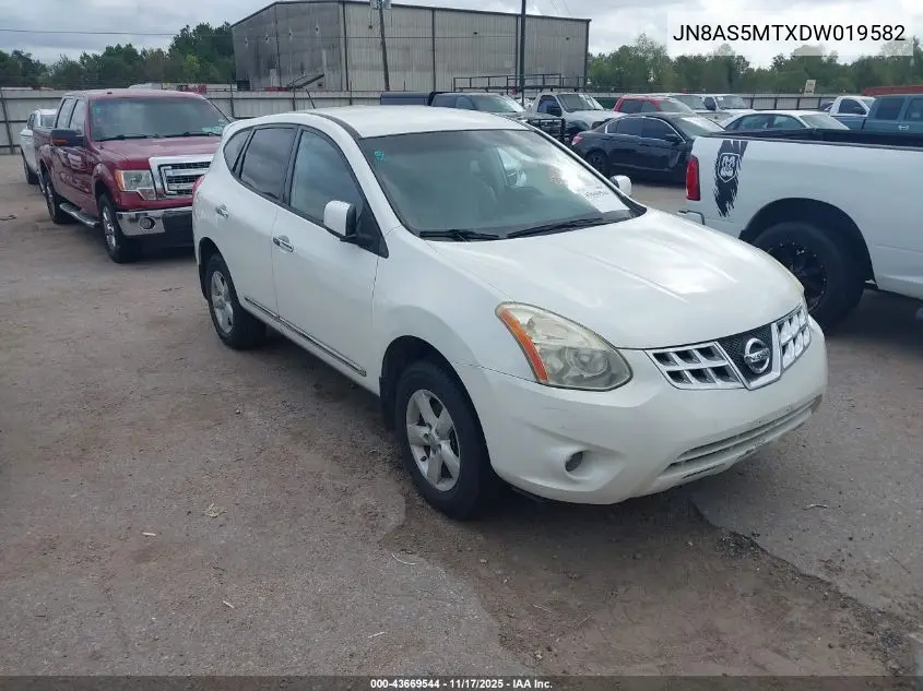 JN8AS5MTXDW019582 2013 Nissan Rogue S