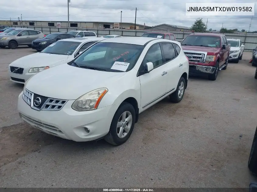 JN8AS5MTXDW019582 2013 Nissan Rogue S