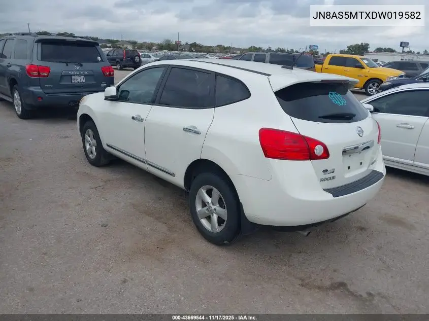 JN8AS5MTXDW019582 2013 Nissan Rogue S