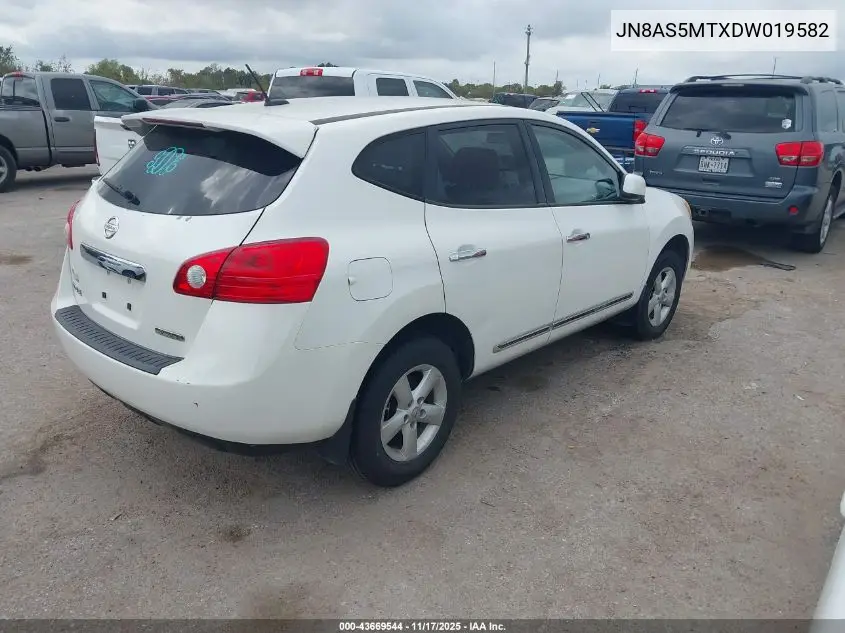 JN8AS5MTXDW019582 2013 Nissan Rogue S