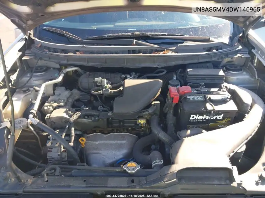 JN8AS5MV4DW140965 2013 Nissan Rogue Sv