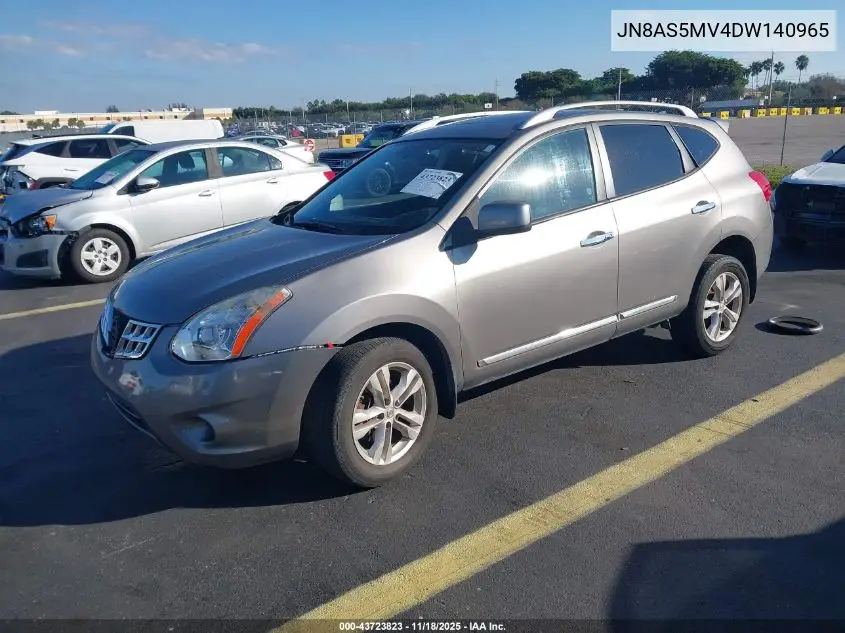 JN8AS5MV4DW140965 2013 Nissan Rogue Sv