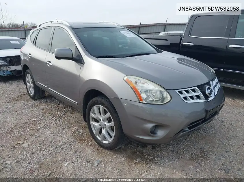 JN8AS5MT5DW532058 2013 Nissan Rogue Sv W/Sl Pkg