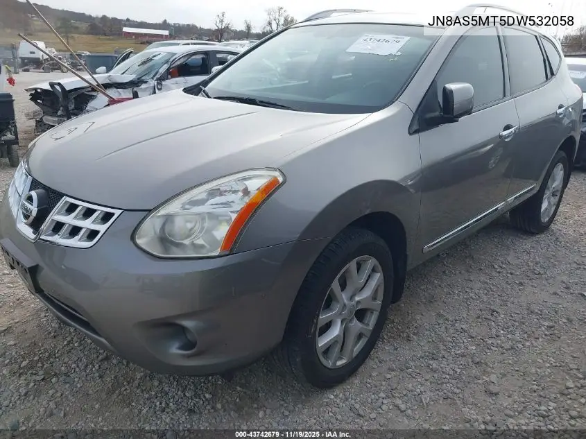 JN8AS5MT5DW532058 2013 Nissan Rogue Sv W/Sl Pkg