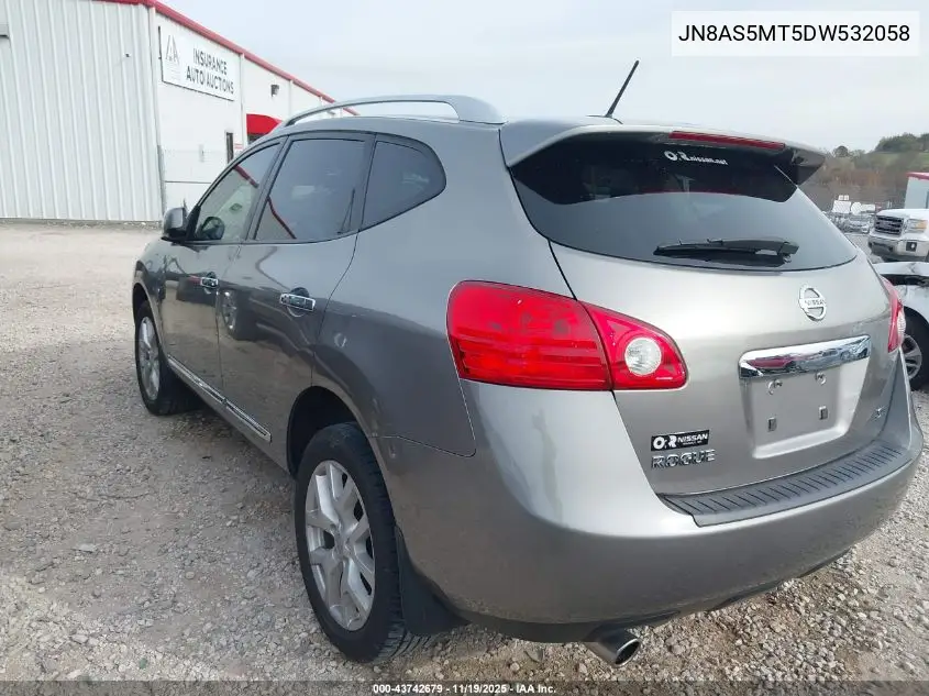 JN8AS5MT5DW532058 2013 Nissan Rogue Sv W/Sl Pkg
