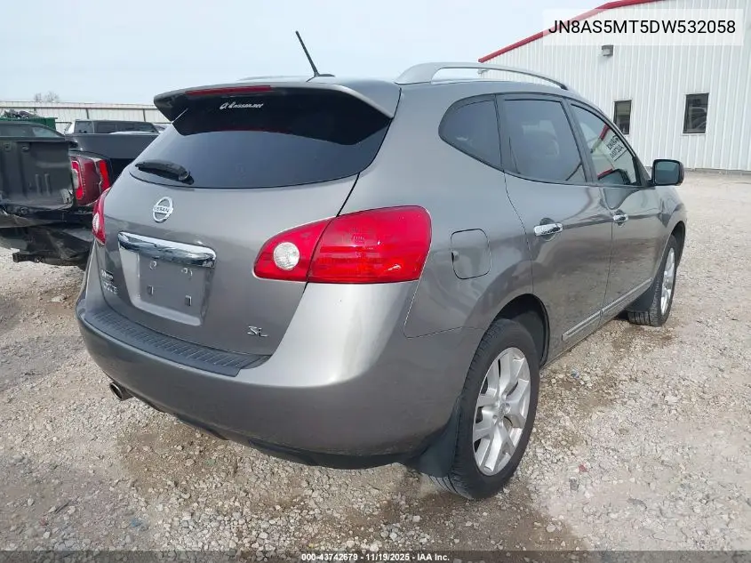 JN8AS5MT5DW532058 2013 Nissan Rogue Sv W/Sl Pkg