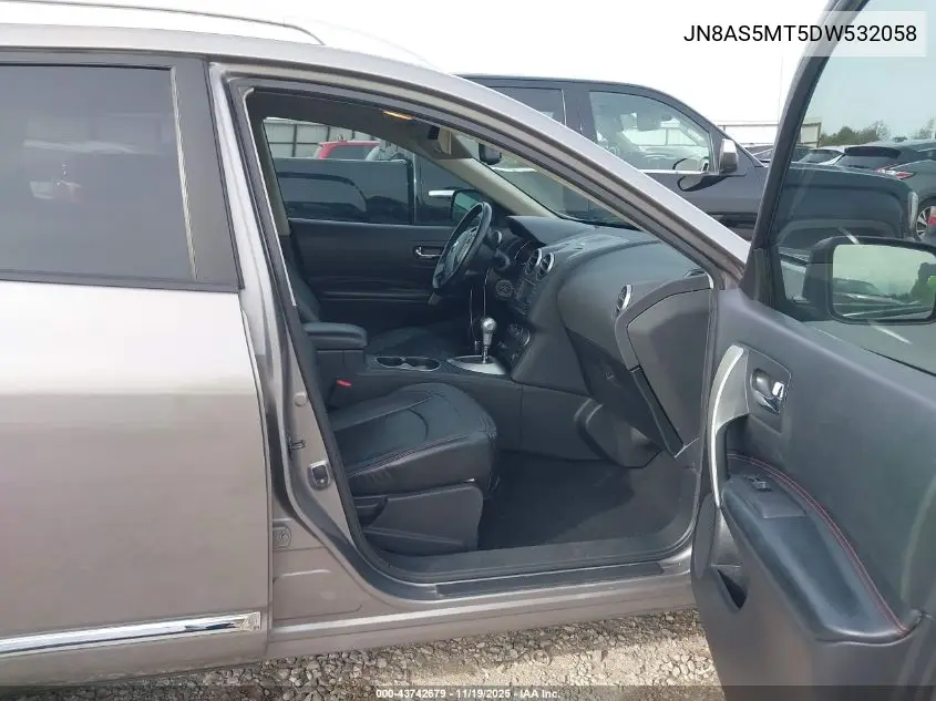 JN8AS5MT5DW532058 2013 Nissan Rogue Sv W/Sl Pkg
