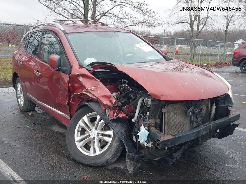 JN8AS5MV4DW646456 2013 Nissan Rogue Sv