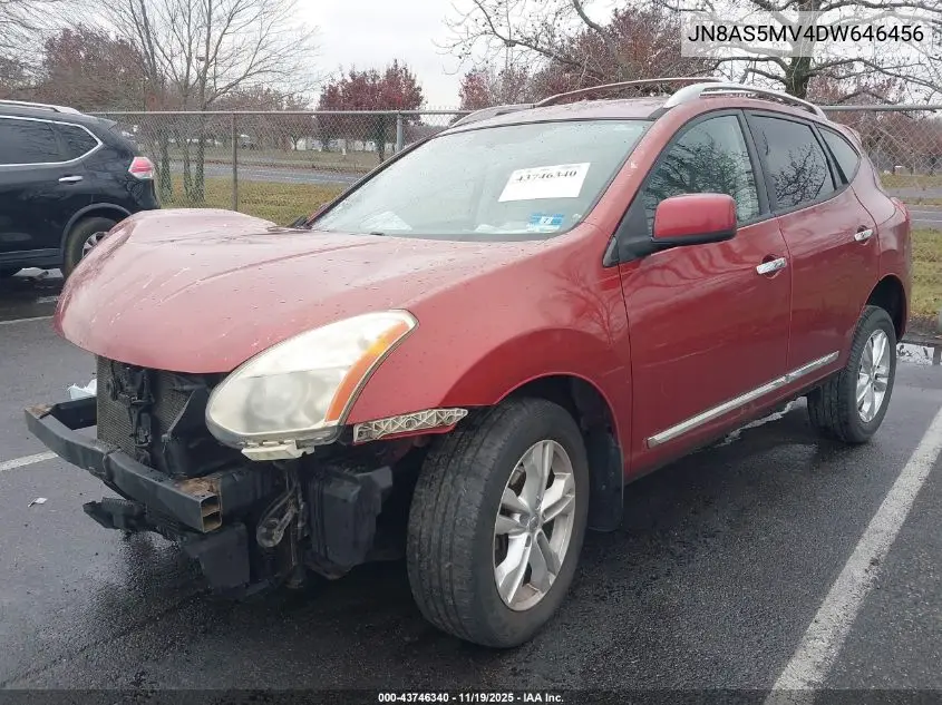 JN8AS5MV4DW646456 2013 Nissan Rogue Sv