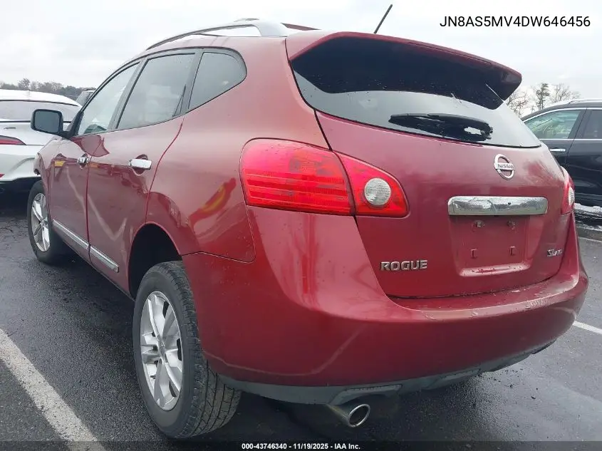 JN8AS5MV4DW646456 2013 Nissan Rogue Sv
