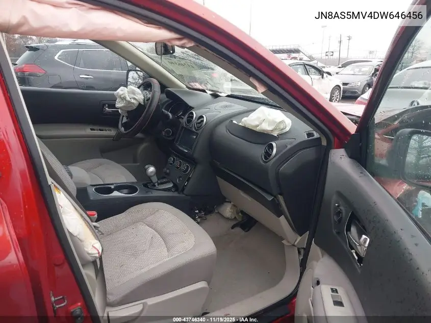 JN8AS5MV4DW646456 2013 Nissan Rogue Sv