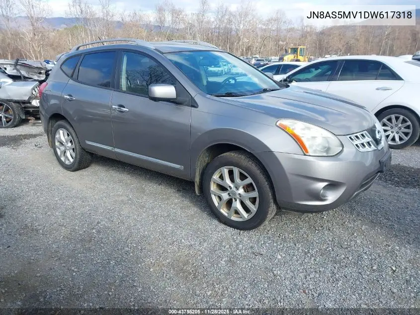JN8AS5MV1DW617318 2013 Nissan Rogue Sv W/Sl Pkg