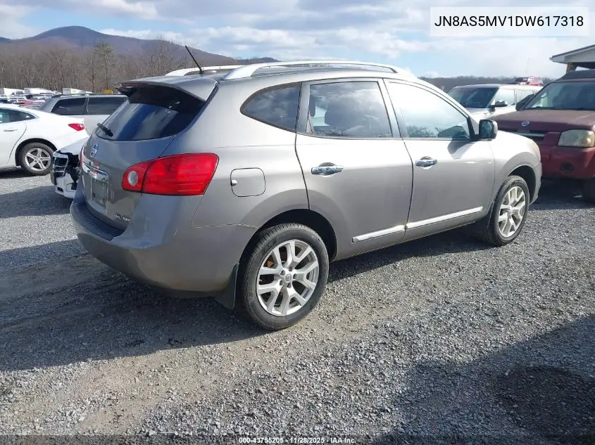 JN8AS5MV1DW617318 2013 Nissan Rogue Sv W/Sl Pkg