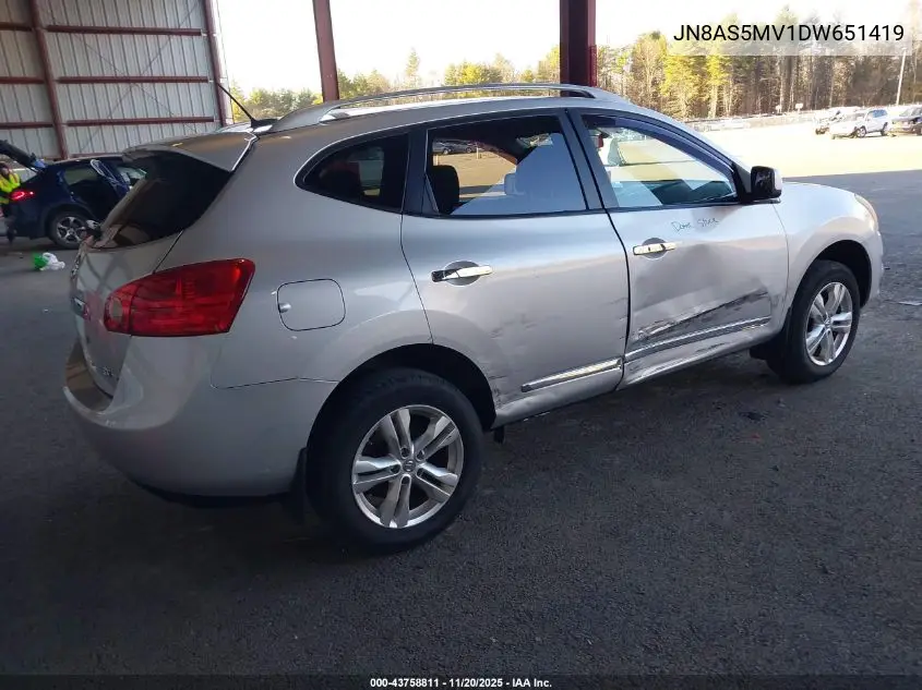 JN8AS5MV1DW651419 2013 Nissan Rogue Sv