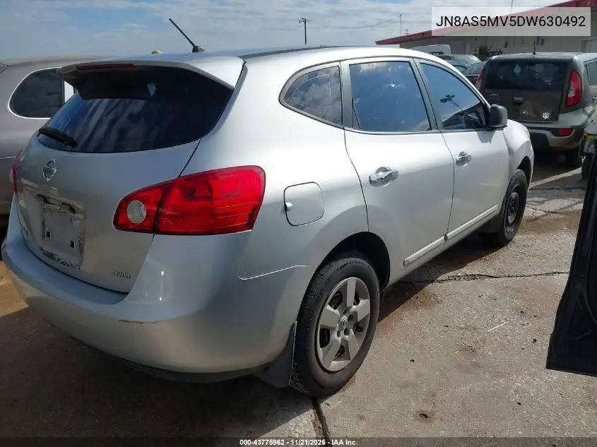 JN8AS5MV5DW630492 2013 Nissan Rogue S