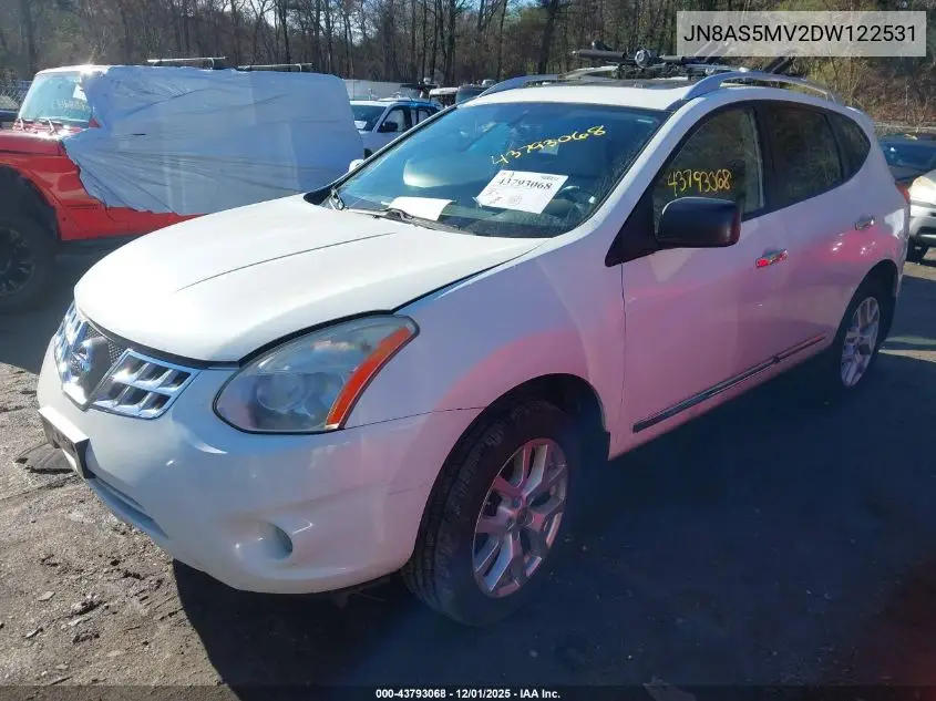 JN8AS5MV2DW122531 2013 Nissan Rogue Sv W/Sl Pkg