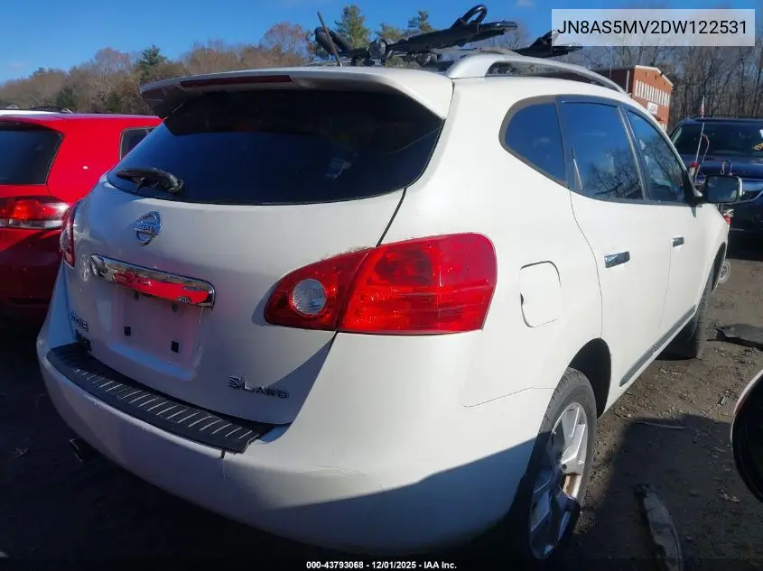 JN8AS5MV2DW122531 2013 Nissan Rogue Sv W/Sl Pkg