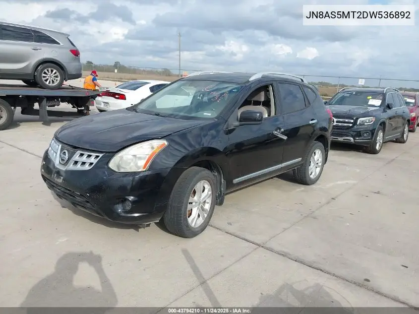 JN8AS5MT2DW536892 2013 Nissan Rogue Sv