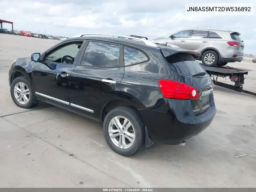 JN8AS5MT2DW536892 2013 Nissan Rogue Sv