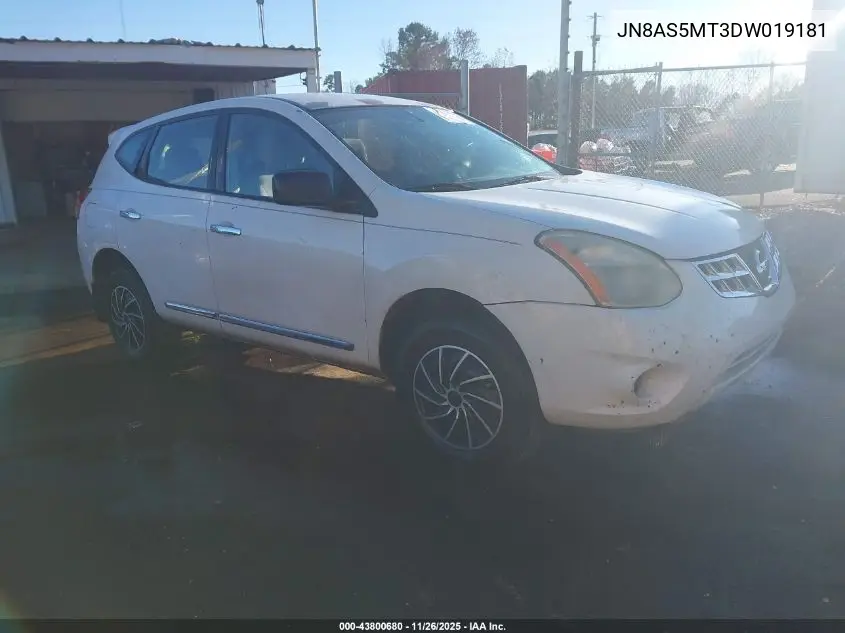 JN8AS5MT3DW019181 2013 Nissan Rogue S