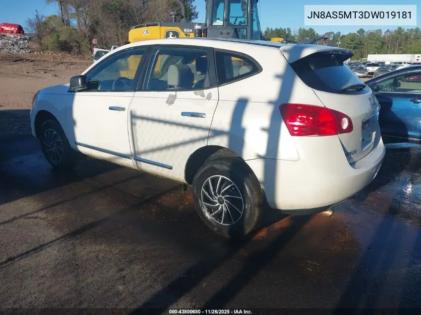 JN8AS5MT3DW019181 2013 Nissan Rogue S