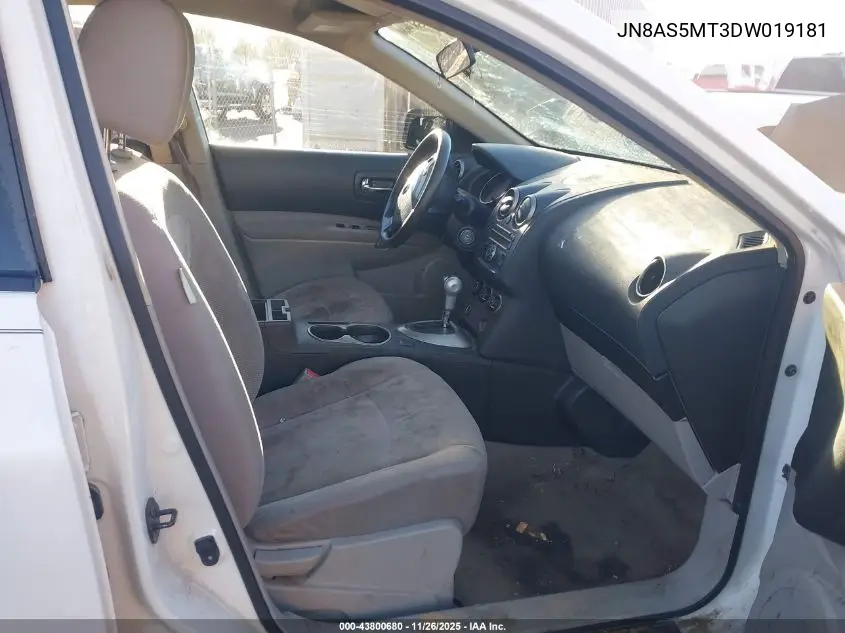 JN8AS5MT3DW019181 2013 Nissan Rogue S