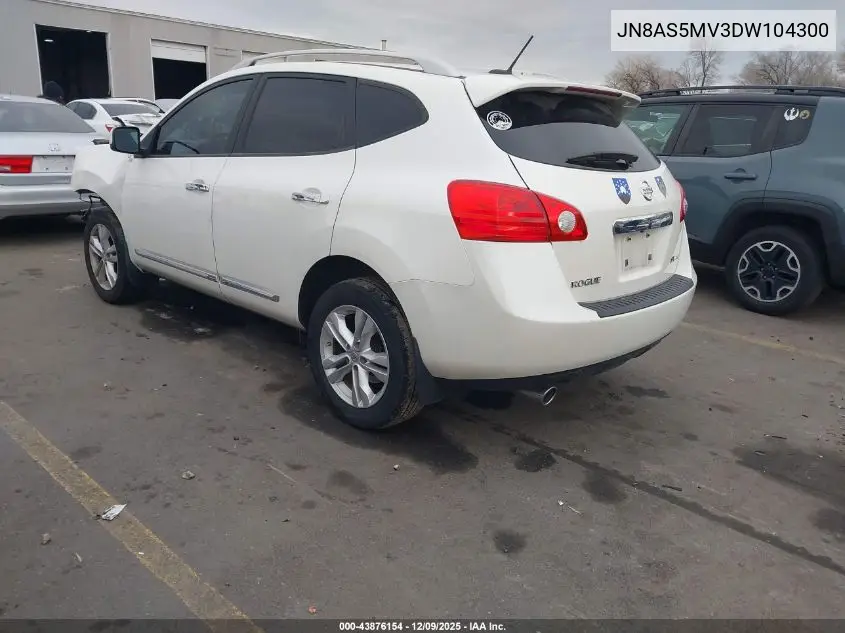JN8AS5MV3DW104300 2013 Nissan Rogue Sv