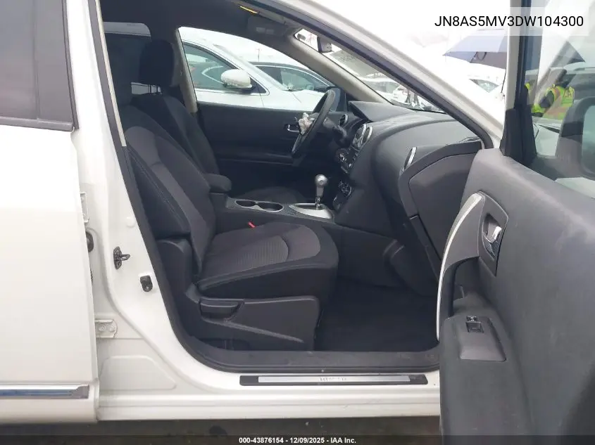 JN8AS5MV3DW104300 2013 Nissan Rogue Sv