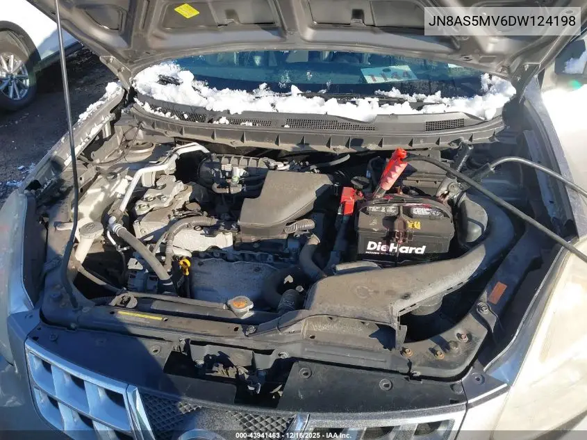 JN8AS5MV6DW124198 2013 Nissan Rogue Sv W/Sl Pkg