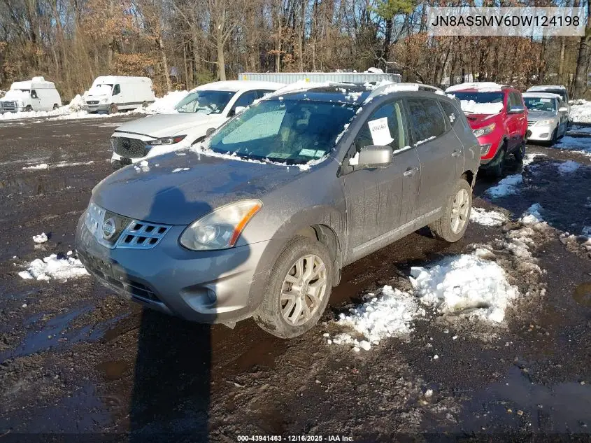 JN8AS5MV6DW124198 2013 Nissan Rogue Sv W/Sl Pkg