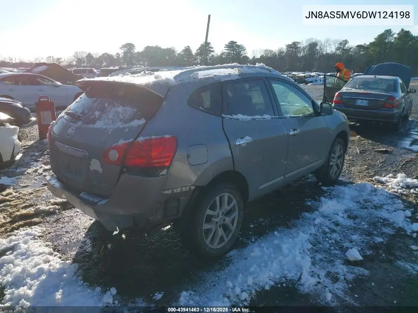 JN8AS5MV6DW124198 2013 Nissan Rogue Sv W/Sl Pkg