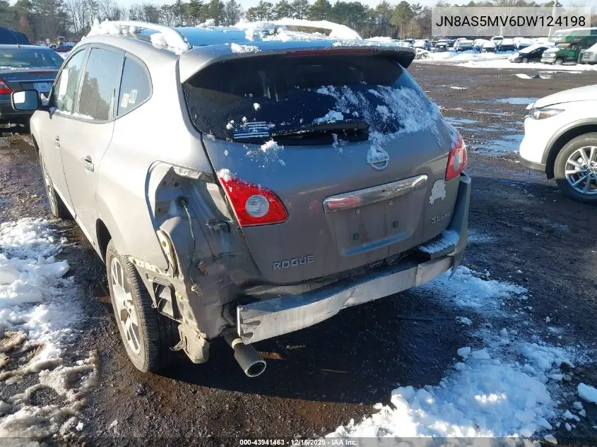 JN8AS5MV6DW124198 2013 Nissan Rogue Sv W/Sl Pkg