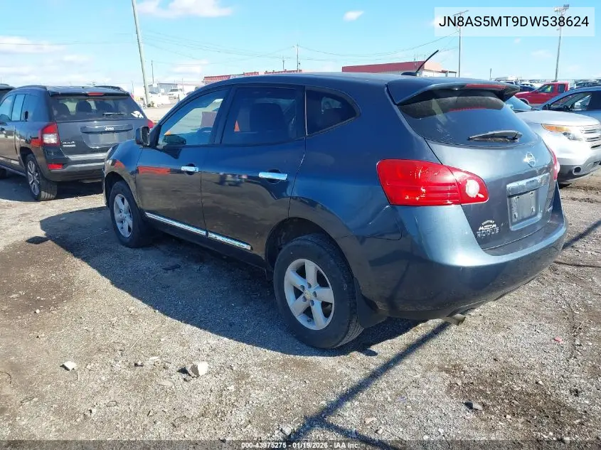 JN8AS5MT9DW538624 2013 Nissan Rogue S