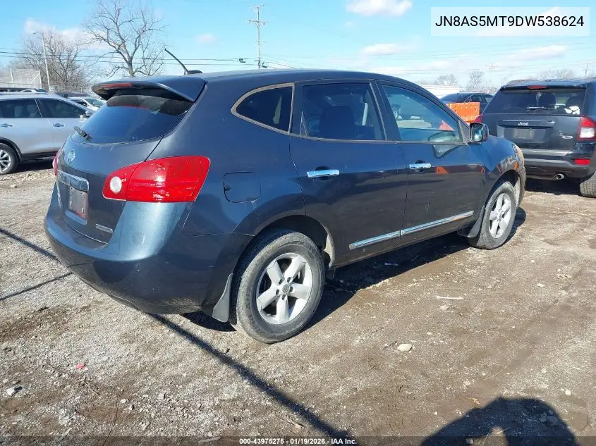 JN8AS5MT9DW538624 2013 Nissan Rogue S